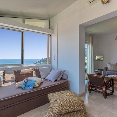 My Casa - Cauvin - Panoramic Sea View Ac Apartment Villefranche-sur-Mer