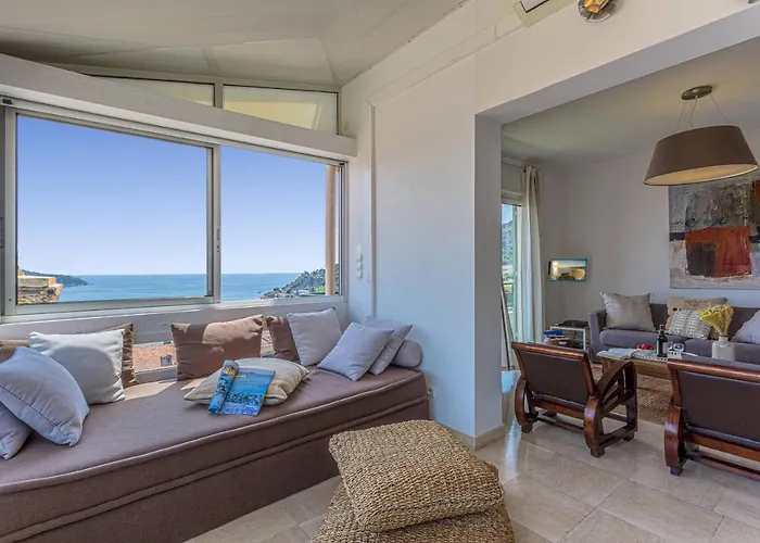 My Casa - Cauvin - Panoramic Sea View Ac Apartment Villefranche-sur-Mer